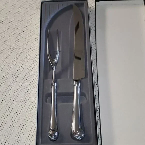 GUMP'S Carvel Hall‎ Made in USA 2 piece Carving Knife and Fork - Picture 5 of 11